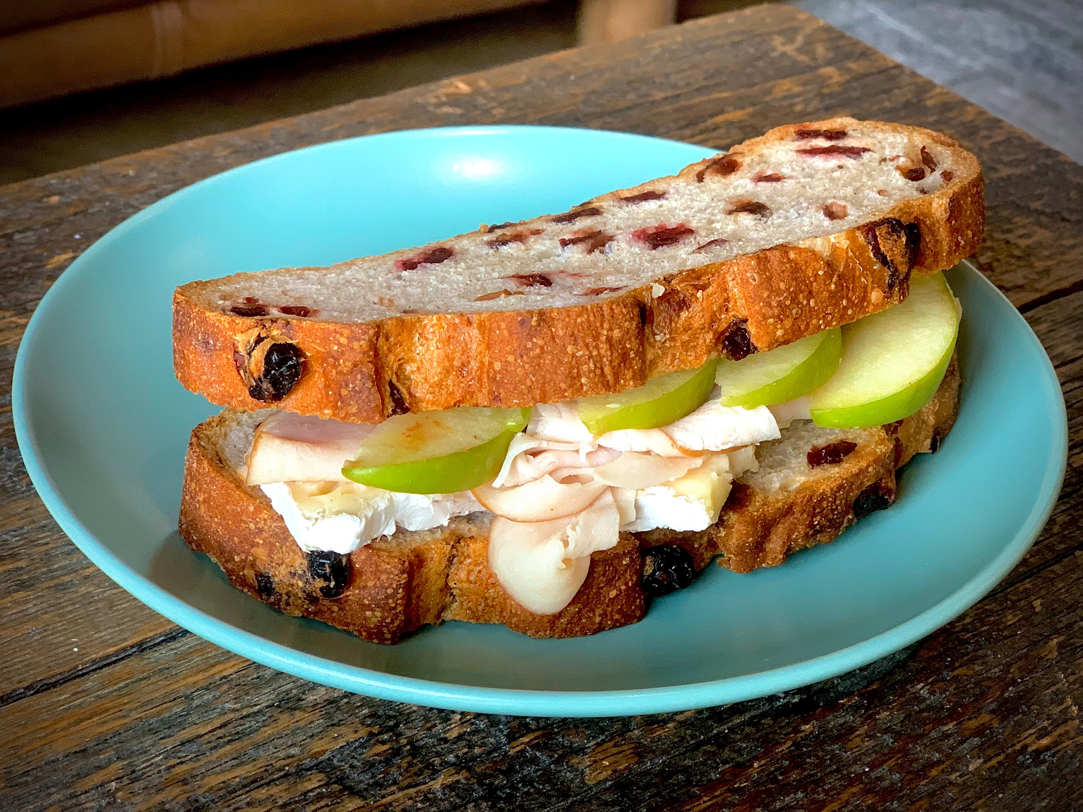 Grillé Dinde Brie Pomme